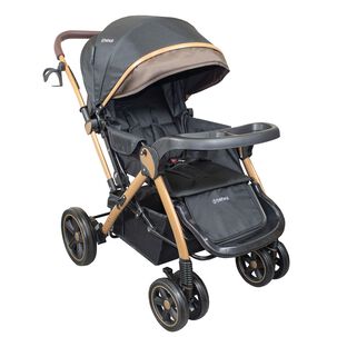 Coche Cuna Paseo Comfy Negro Gold